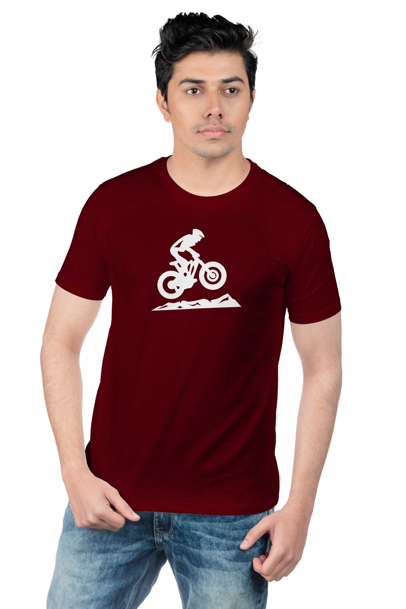 Chombooka Cycle Men Half Sleeves T-Shirts