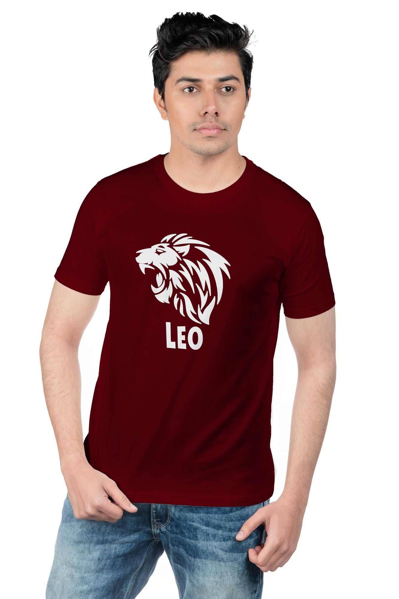 Chombooka Leo Men Half Sleeves T-Shirts