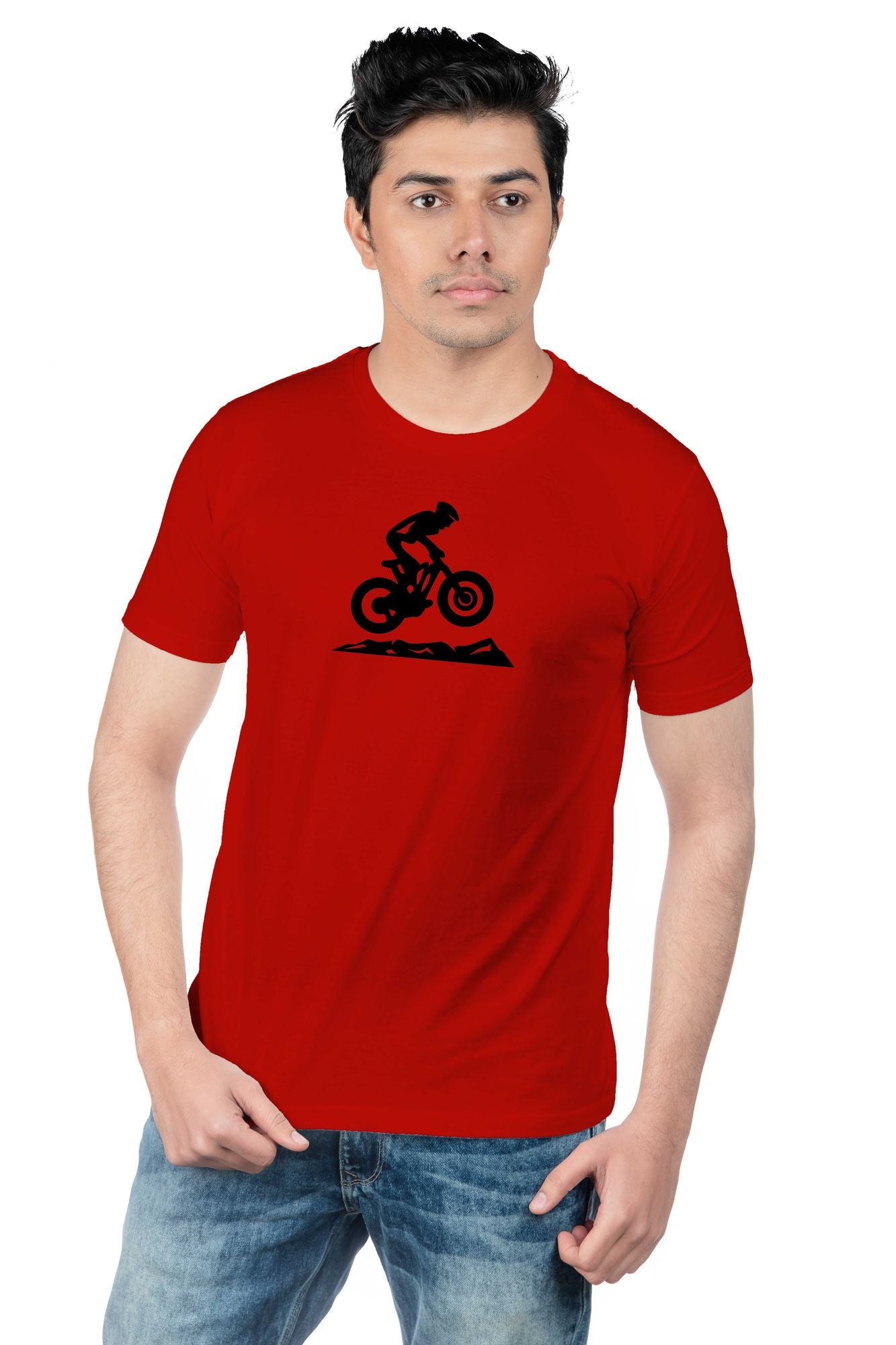 Chombooka Cycle Men Half Sleeves T-Shirts